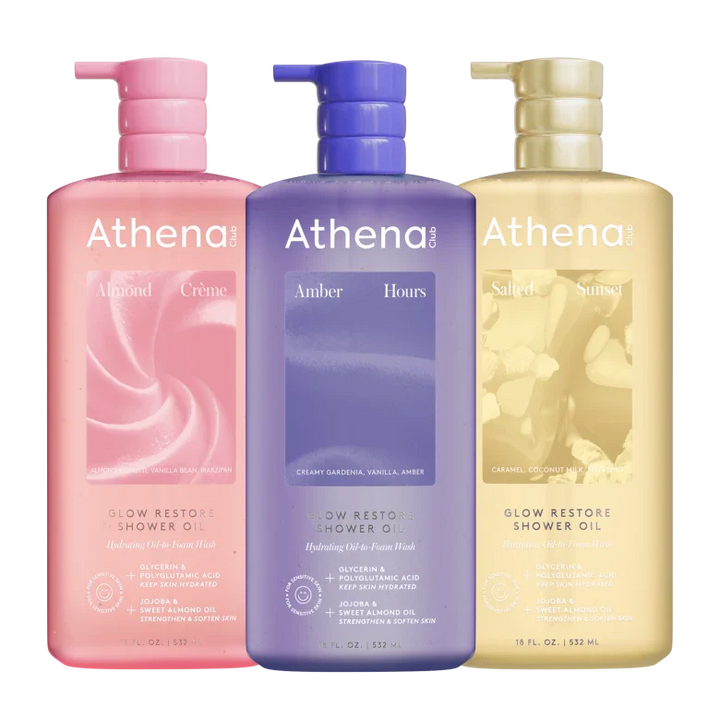 Glow Restore Shower Oil Trio - Essential Set Essential Set